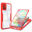 For Samsung Galaxy A71 4G Acrylic + TPU 360 Degrees Full Coverage Shockproof Phone Case(Red)