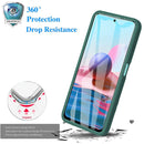 For Xiaomi Redmi Note 10 / Note 10s Acrylic + TPU 360 Degrees Full Coverage Shockproof Phone Case(Blue)