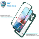 For Xiaomi Redmi Note 10 / Note 10s Acrylic + TPU 360 Degrees Full Coverage Shockproof Phone Case(Pink)
