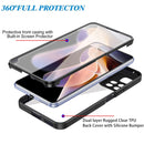 For Xiaomi Redmi Note 11 Pro Acrylic + TPU 360 Degrees Full Coverage Shockproof Phone Case(Purple)