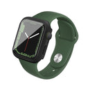 imak PC Case with Tempered Glass Film For Apple Watch Series 7 41mm(Black)