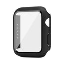 imak PC Case with Tempered Glass Film For Apple Watch Series 7 41mm(Black)