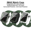 imak PC Case with Tempered Glass Film For Apple Watch Series 7 41mm(Transparent)