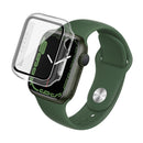 imak PC Case with Tempered Glass Film For Apple Watch Series 7 45mm(Transparent)