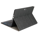 For Microsoft Surface Go 3 / 2 / 1 SFGOS Tri-color Backlit Tree Texture Bluetooth Keyboard Leather Case(Black + Black)