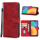Leather Phone Case For Alcatel 3L 2021 / 1S 2021 / Vodafone Smart V12(Red)