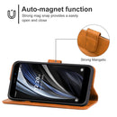 Leather Phone Case For Oukitel WP12 Pro / WP12(Brown)