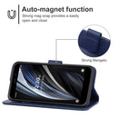 Leather Phone Case For Oukitel WP12 Pro / WP12(Blue)