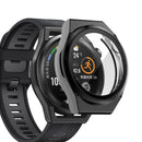 For Huawei Watch GT Runner Full Coverage TPU Electroplating Protective Case Cover(Black)