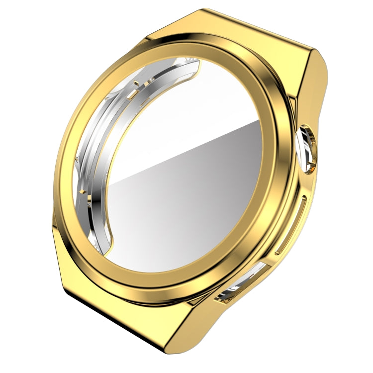 For Huawei Watch GT Runner Full Coverage TPU Electroplating Protective Case Cover(Gold)