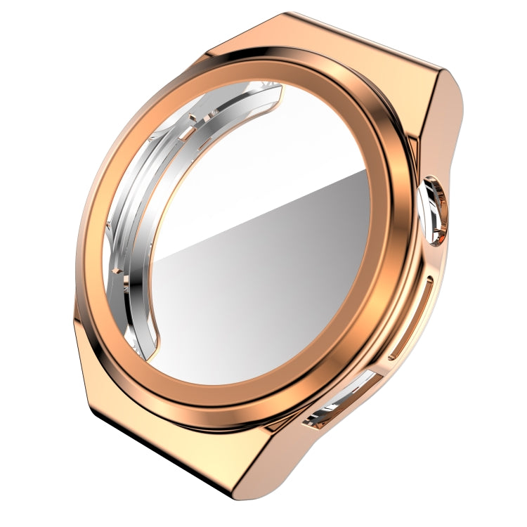 For Huawei Watch GT Runner Full Coverage TPU Electroplating Protective Case Cover(Rose Gold)