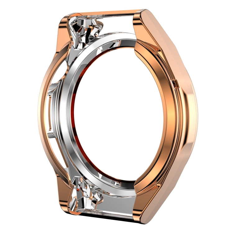 For Huawei Watch GT Runner Full Coverage TPU Electroplating Protective Case Cover(Rose Gold)