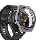 For Huawei Watch GT Runner Full Coverage TPU Electroplating Protective Case Cover(Gun Color)