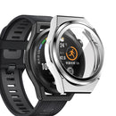 For Huawei Watch GT Runner Full Coverage TPU Electroplating Protective Case Cover(Silver)