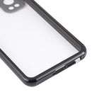 For OnePlus Nord 2 5G Full Cover Magnetic Metal Tempered Glass Phone Case(Black)