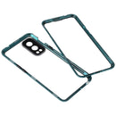 For OnePlus Nord 2 5G Full Cover Magnetic Metal Tempered Glass Phone Case(Green)