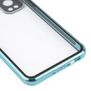 For OnePlus Nord 2 5G Full Cover Magnetic Metal Tempered Glass Phone Case(Green)