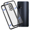 For OnePlus Nord CE 5G Full Cover Magnetic Metal Tempered Glass Phone Case(Black)