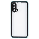 For OnePlus Nord CE 5G Full Cover Magnetic Metal Tempered Glass Phone Case(Green)