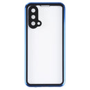 For OnePlus Nord CE 5G Full Cover Magnetic Metal Tempered Glass Phone Case(Blue)
