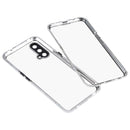 For OnePlus Nord CE 5G Full Cover Magnetic Metal Tempered Glass Phone Case(Silver)