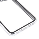 For OnePlus Nord CE 5G Full Cover Magnetic Metal Tempered Glass Phone Case(Silver)
