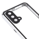 For OnePlus Nord CE 5G Full Cover Magnetic Metal Tempered Glass Phone Case(Silver)
