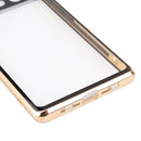 For Google Pixel 6 Pro HD Magnetic Metal Tempered Glass Phone Case(Gold)
