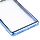 For Google Pixel 6 Pro HD Magnetic Metal Tempered Glass Phone Case(Blue)