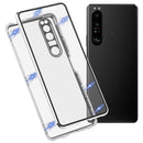 For Sony Xperia 1 III HD Magnetic Metal Tempered Glass Phone Case(Silver)