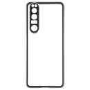 For Sony Xperia 1 III HD Magnetic Metal Tempered Glass Phone Case(Silver)