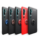 For Xiaomi Mi Note 10 / CC9 Pro Lenuo Shockproof TPU Protective Case with Invisible Holder(Red)