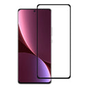 Full Glue 9H HD 3D Curved Edge Tempered Glass Film For Xiaomi 12 Pro(Black)