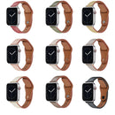 Nail Button Watch Band For Apple Watch Series 8&7 41mm / SE 2&6&SE&5&4 40mm / 3&2&1 38mm(Brown)