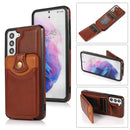For Samsung Galaxy S21 FE 5G Soft Skin Leather Wallet Bag Phone Case(Brown)