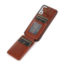For Samsung Galaxy S21 FE 5G Soft Skin Leather Wallet Bag Phone Case(Brown)