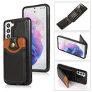 For Samsung Galaxy S21 FE 5G Soft Skin Leather Wallet Bag Phone Case(Black)