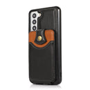 For Samsung Galaxy S21 FE 5G Soft Skin Leather Wallet Bag Phone Case(Black)