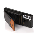 For Samsung Galaxy S21 FE 5G Soft Skin Leather Wallet Bag Phone Case(Black)