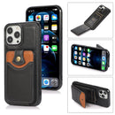 Soft Skin Leather Wallet Bag Phone Case For iPhone 13 mini(Black)