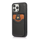Soft Skin Leather Wallet Bag Phone Case For iPhone 13 mini(Black)