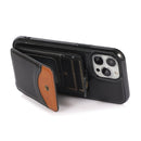 Soft Skin Leather Wallet Bag Phone Case For iPhone 13 mini(Black)