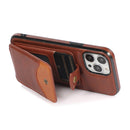 Soft Skin Leather Wallet Bag Phone Case For iPhone 13 mini(Brown)