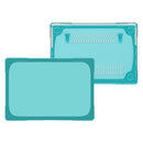 TPU + PC Two Color Laptop Protective Case For MacBook Pro 14.2 inch A2442 2021(Light Blue)