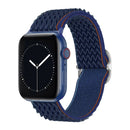 W Texture Nylon Strap For Apple Watch Series 7 45mm / 6&SE&5&4 44mm / 3&2&1 42mm(ArmyGreen)