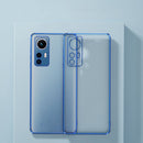 For Xiaomi 12 Electroplated Frosted Phone Case(Blue)