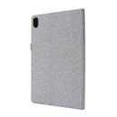 For Nokia T20 TPU + Fabric PU Leather Tablet Case(Grey)