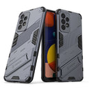 For Samsung Galaxy A33 5G Punk Armor 2 in 1 PC + TPU Shockproof Phone Case with Invisible Holder(Gray)