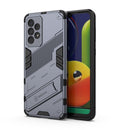 For Samsung Galaxy A33 5G Punk Armor 2 in 1 PC + TPU Shockproof Phone Case with Invisible Holder(Gray)