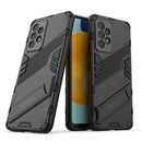 For Samsung Galaxy A53 5G Punk Armor 2 in 1 PC + TPU Shockproof Phone Case with Invisible Holder(Black)
